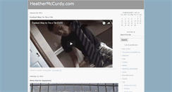 Desktop Screenshot of heathermccurdy.com